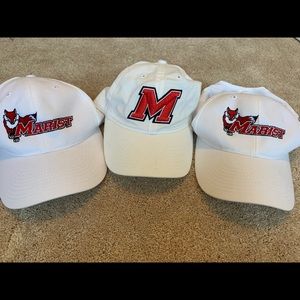 White baseball hats